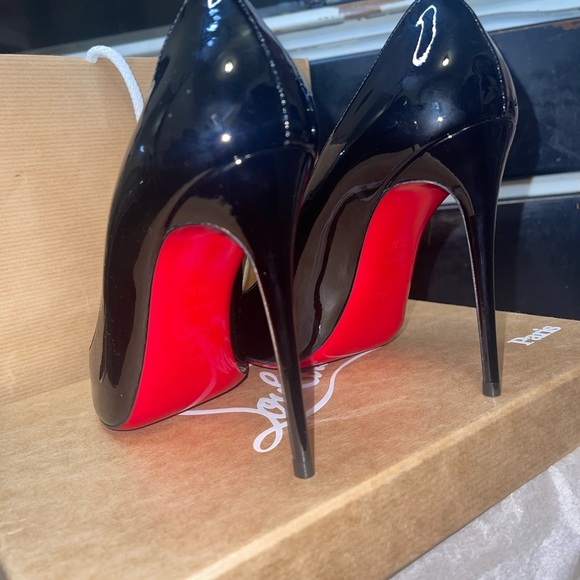 Christian Louboutin Kate 100 black size 38.5 - Picture 4 of 6